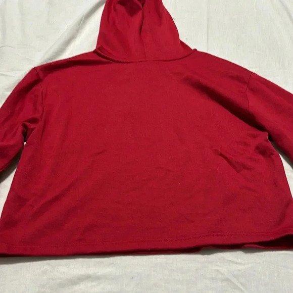 Coca Cola Christmas Cropped Hoodie XL - Picture 6 of 6